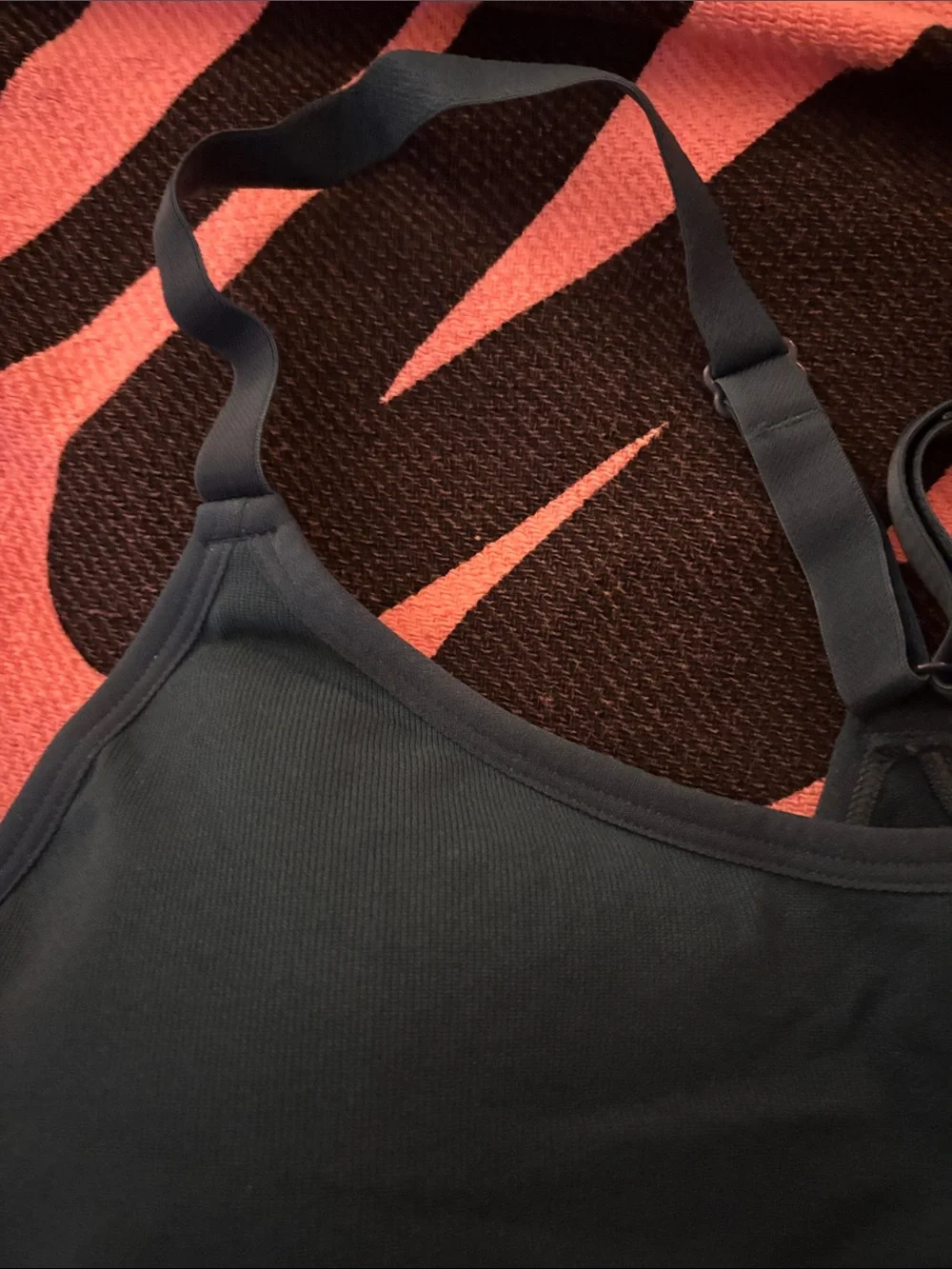 New Balance Dark Green Seamless Performance Sports Bra